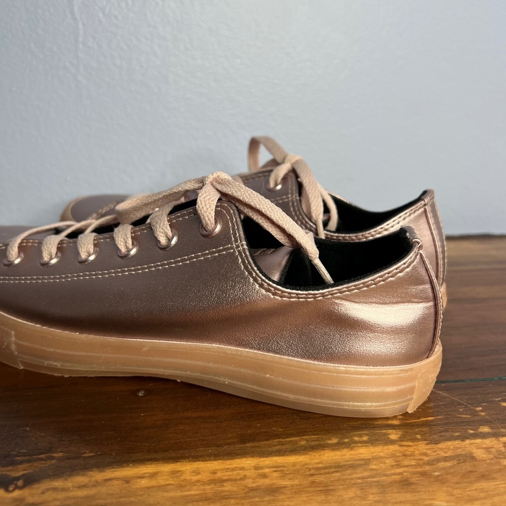 Converse Chuck Taylor All‎ Star Low Rose Quartz Metallic Women's Shoe Size 7.5 - Picture 4 of 13